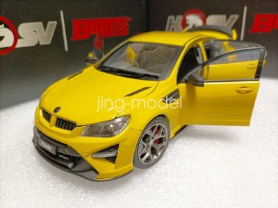 Biante 1:18 Scale DieCast Model Car Hsv Gtsr W1 Yellow 6 Door Open New Toy Model