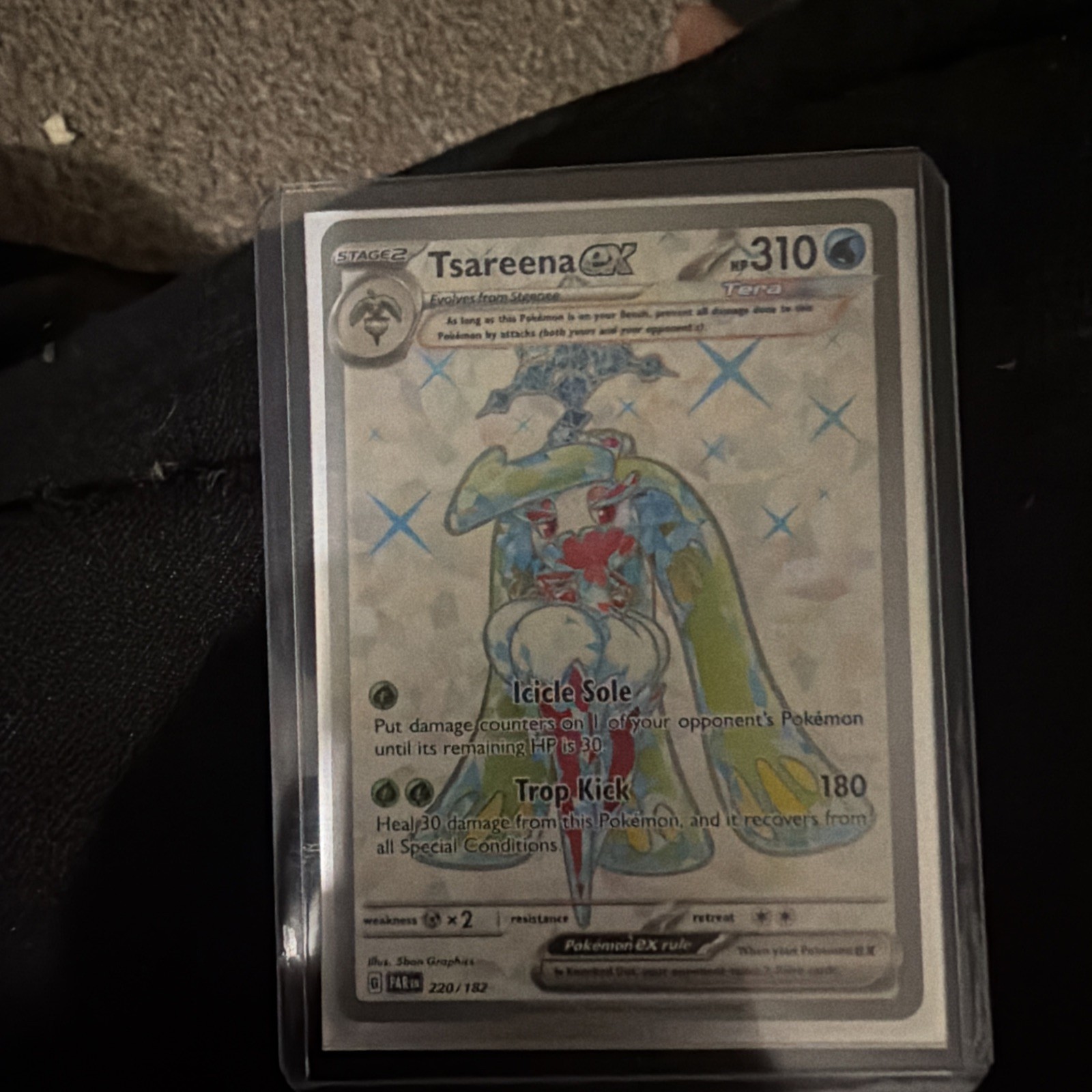 Tsareena ex - 220/182 - Full Art Ultra Rare - Paradox Rift - Pokemon Card