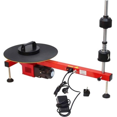INTBUYING 220V Electric Stretch Film Wrapping Bench  Dispenser Wrap Machine