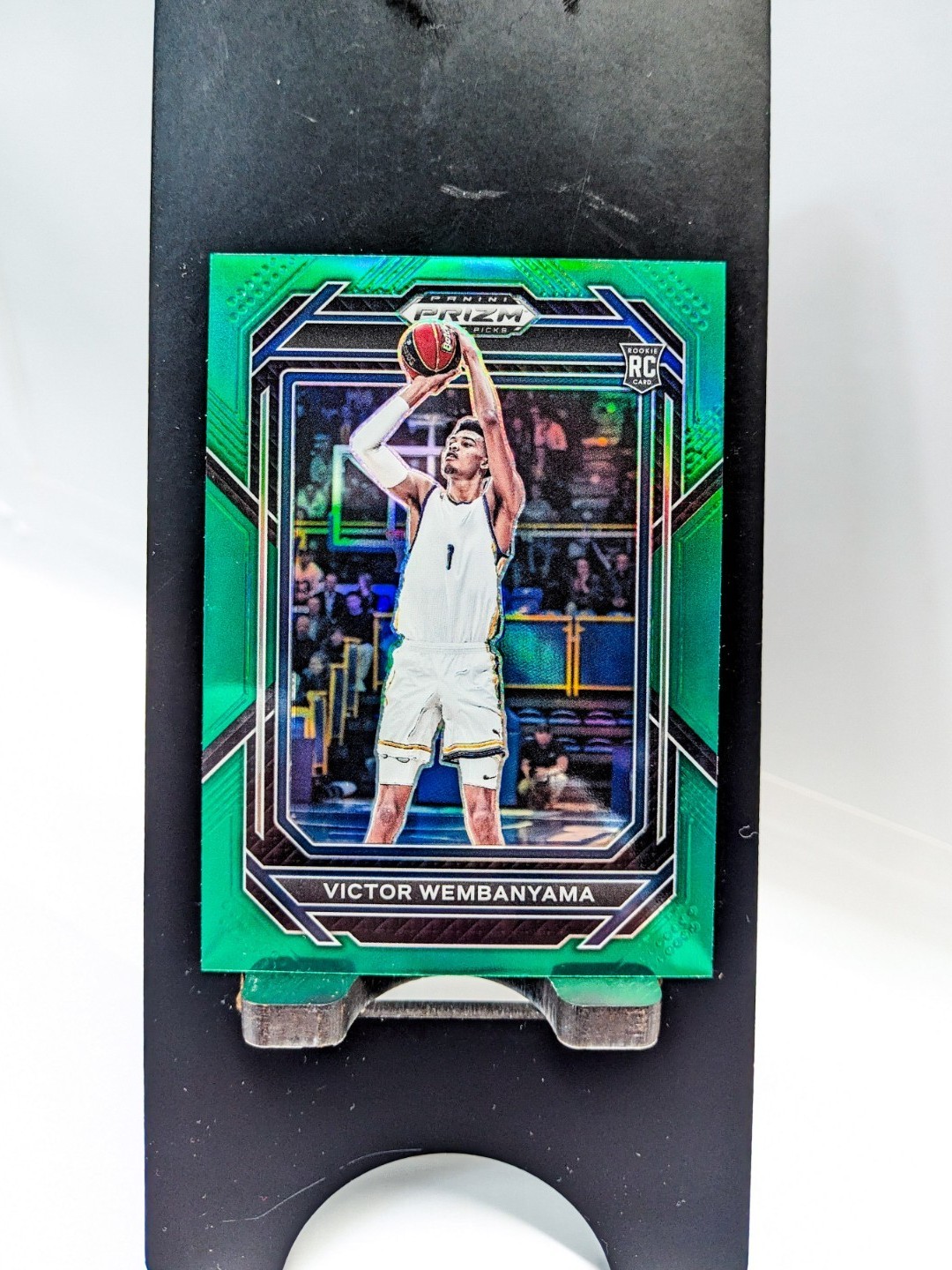 Victor Wembanyama 2023 Prizm Draft Picks #2 Green Prizm Holo Rookie RC Spurs SP