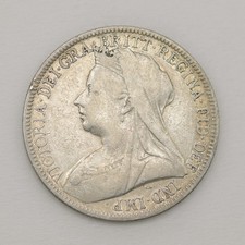 1899 Queen Victoria Florin – Silver Two Shillings – Classic Victorian Issue