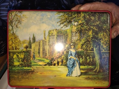 Vintage Candy Tin Halifax Dorothy Vernon Hadron Hall Butter & Rum Toffee