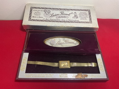 #ad #ad Exquisite Vintage Lucien Piccard Swiss Dress Watch Timeless Elegance Luccard Gol $119.99