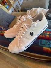 Converse Cons One Star Pro Suede - Egret/White 172950C Mens Size 9.5