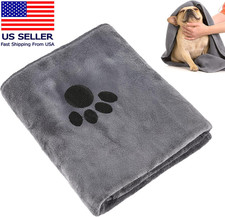 Dog Towels for Drying Dogs Large, Absorbent Microfiber Dogs Bath Towel, 40 X 24