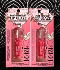 🌺2pk IONI GLOW DESERVE LOVE PEACH FRUIT EXTRACT LIP OIL GLAZE LIPGLOSS HYBRID