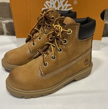 TIMBERLAND Wheat Nubuck Classic Lace up Boots Waterproof Toddler Size 9.5