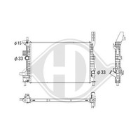 1X KüHler, MotorküHlung Diederichs DCM3866 Passend FüR Ford