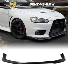 Fits 08-15 Mitsubishi Evolution EVO X 10 Front Lip R Style Bottom Spoiler PU