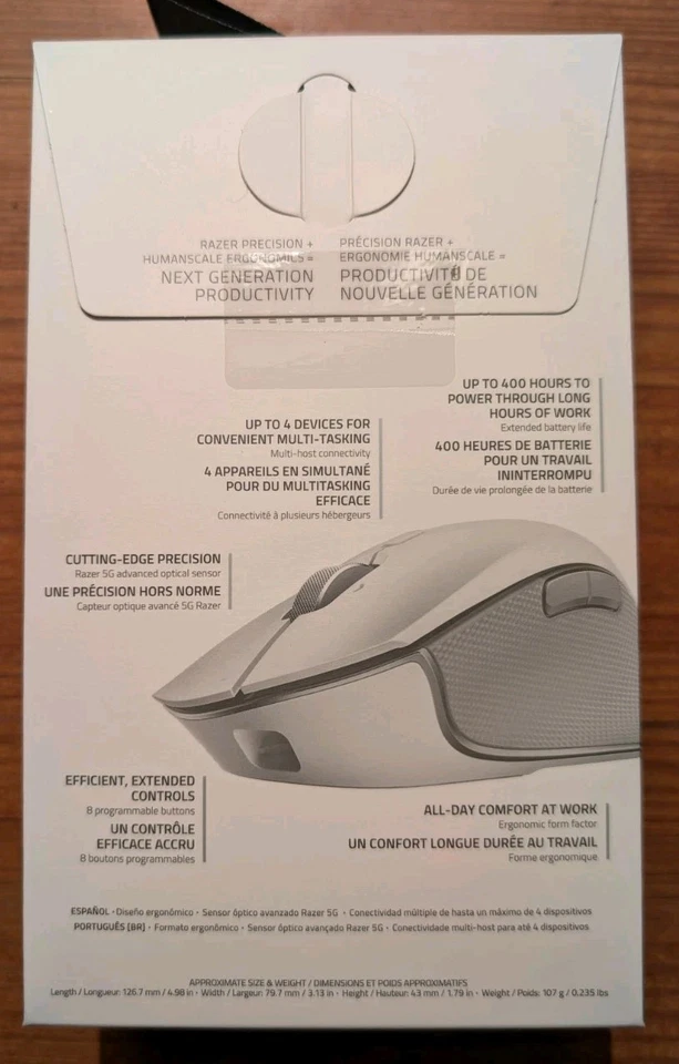 Razer Pro Click Humanscale Wireless Mouse: Pro-Click Ergonomic Form Factor - Image 2 of 4