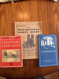 8  Vintage London/Britain Travel Guides
