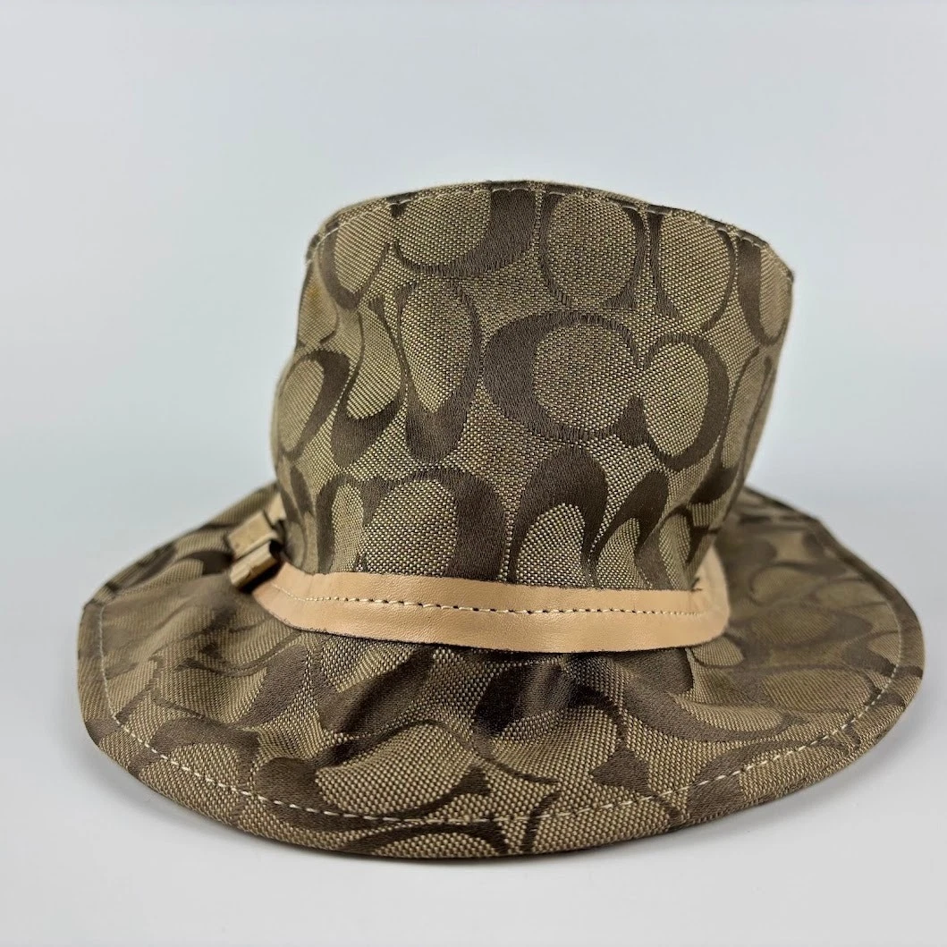 Coach Signature Monogram Bucket Hat Women display picture 3