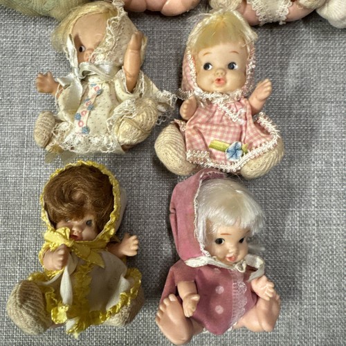 Vintage 60er Jahre Uneeda Pee Wee Wees Puppe Babys 13 Stück - Bild 4 von 4