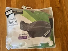 Back on Track Therapeutic Fleece Exercise Sheet, Horse, Black, 87"