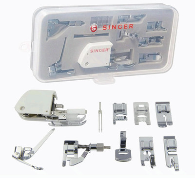 SINGER 9PCS Presser Feet Kit Sewing Machine Accessories w/ Case