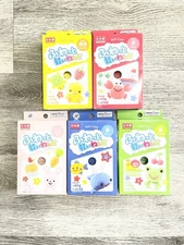 5 Daiso Soft Clay Blue Red Yellow Green Pink Lightweight made In Japan US SELLER