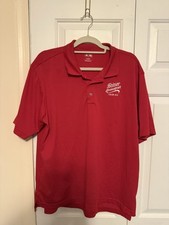 Shiner Cream Ale Branded Addias Golf Polo Size L