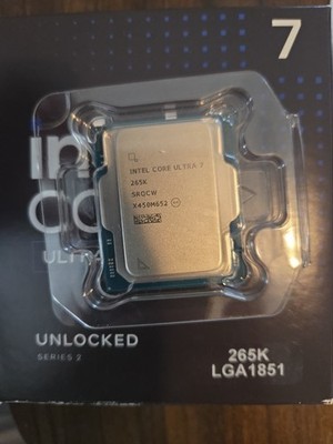 Intel Core Ultra 7 265K Series 2 Arrow Lake Desktop Processor LGA 1851, 20-Core