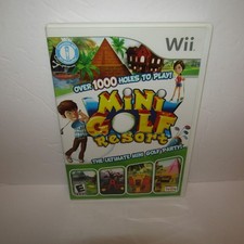 Mini Golf Resort Nintendo Wii Video Game with Manual Tested & Working