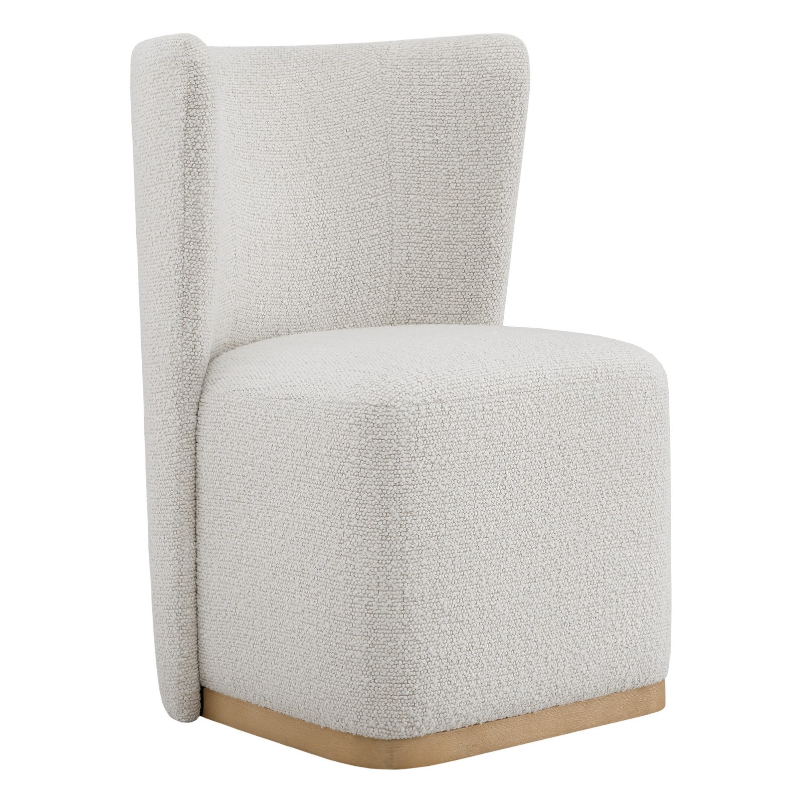 On Casters Set Of 2,curved Backrest Chair