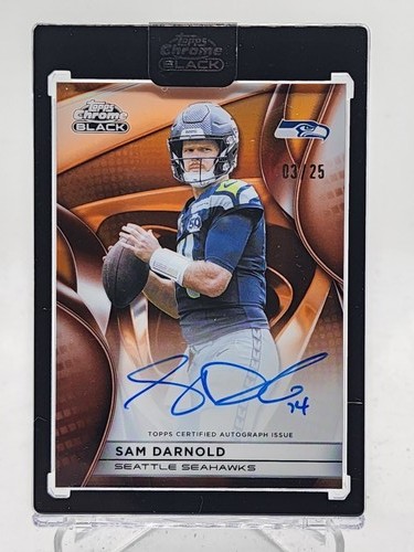 2025 Topps Chrome Sam Darnold Chrome Autographs (RAW)