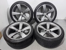 AUDI A4 S4 B8 A5 S5 8T 19" S LINE ROTOR ALLOY WHEELS SET 9J 8T0601025BE