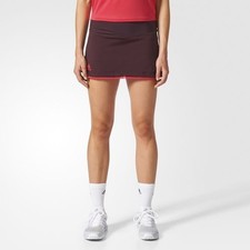 Adidas Women's Climalite US Series Skirt in Dark Burgandy, Size S/L, BQ9493