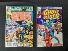 Lot Of 2 Vintage Marvel Comics Ghost Rider #64 & Ghost Rider #79
