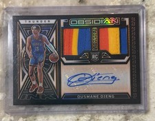 2022-23 Panini Obsidian Rookie Jersey Ink /35 Ousmane Dieng #RJI-OOD Auto