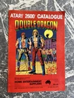 VINTAGE ORIGINAL ATARI 2600 CATALOGUE BROCHURE DOIBLE DRAGON BOOKLET GAMING