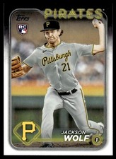Jackson Wolf RC 2024 Topps #523 Pittsburgh Pirates 26840 Baseball Card