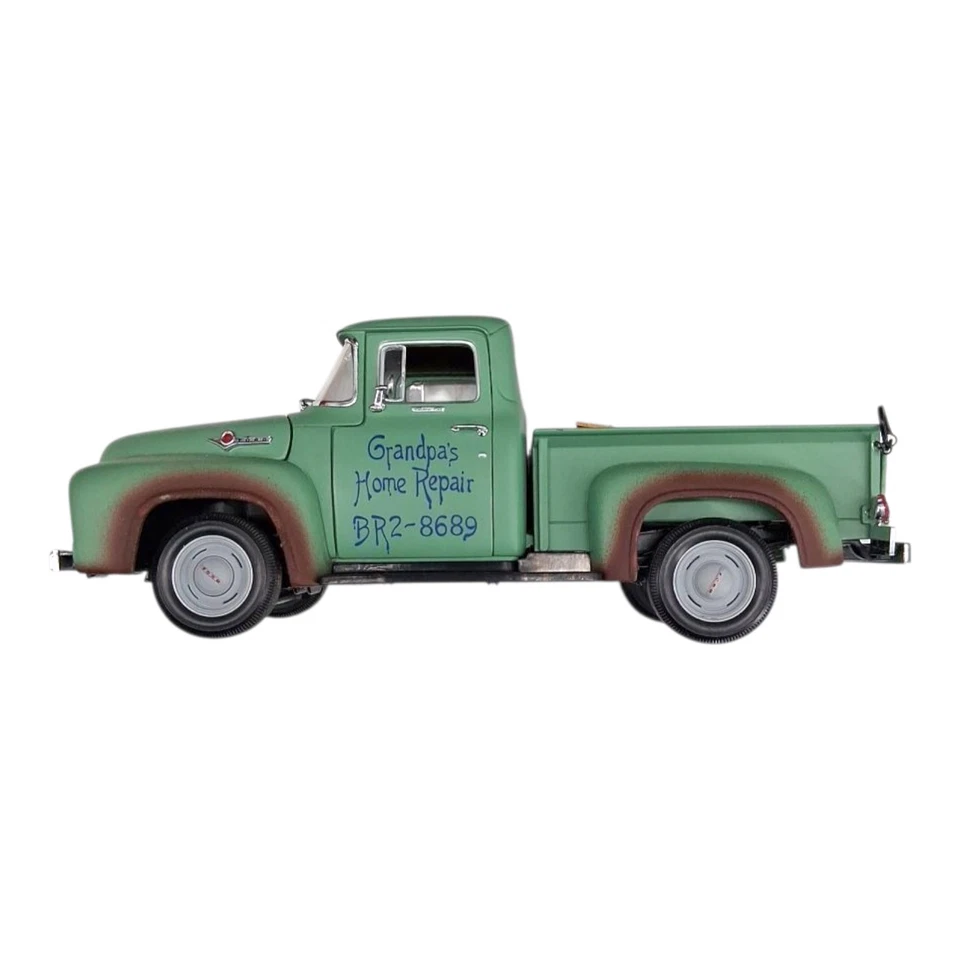 First Gear 1956 Ford F-100 Pickup Grandpa's Home Repair 1:25 Scale Diecast Truck - Image 2 of 4