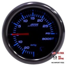 52mm 7 Color Psi Turbo Boost Pressure Gauge Meter W Smoke Tinted Face -