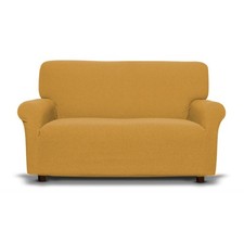 Copridivano New York Ocra Elasticizzato, Antigraffio, per Divani con Braccioli, 