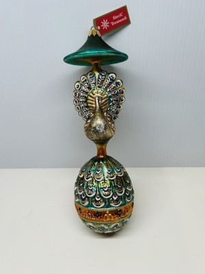 SLAVIC TREASURES FINE FEATHERS FEATHER TOP 10'' ORNAMENT FB-027