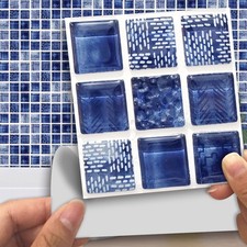 .18pcs Mosaic Tile Transfer Stickers Bathroom Kitchen DIY