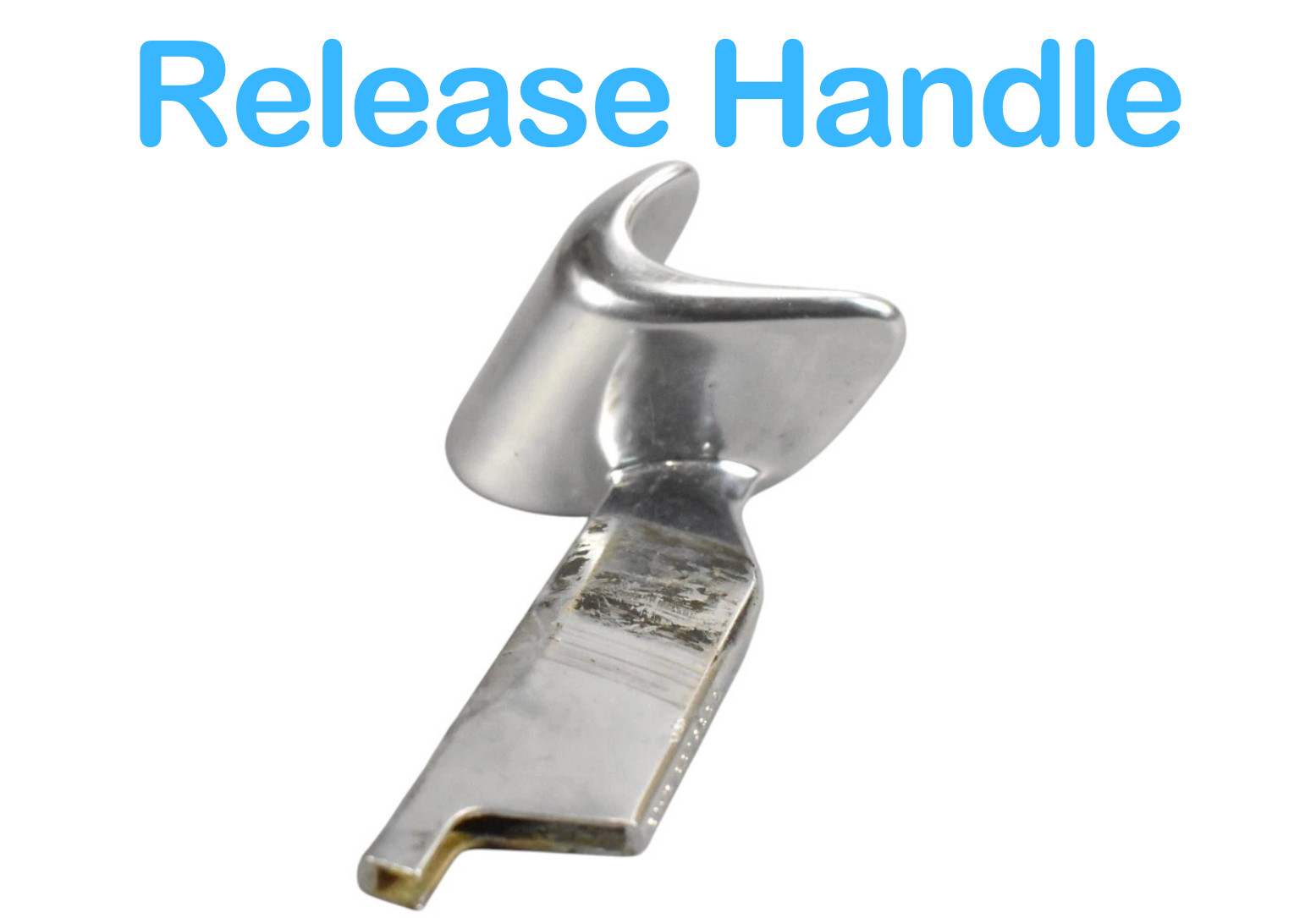 Bentley Continental 2008 Left Release handle Silver
