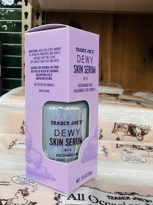 #ad #ad trader joes dewy skin serum niacin amide hyaluronic acid complex 1 fl oz 28g new $20.85