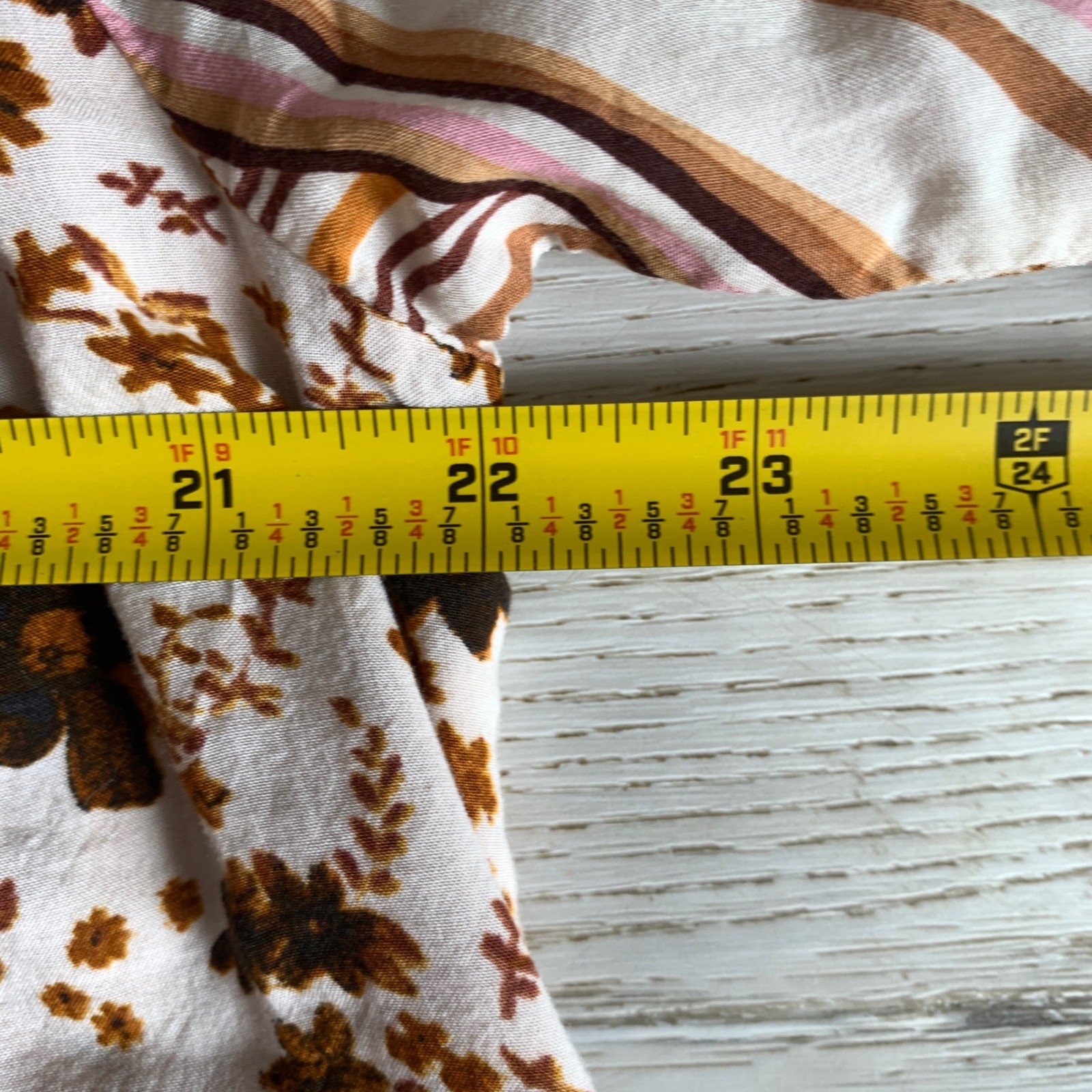 Free People Hazel Patchwork Button Down Blouse in… - image 7