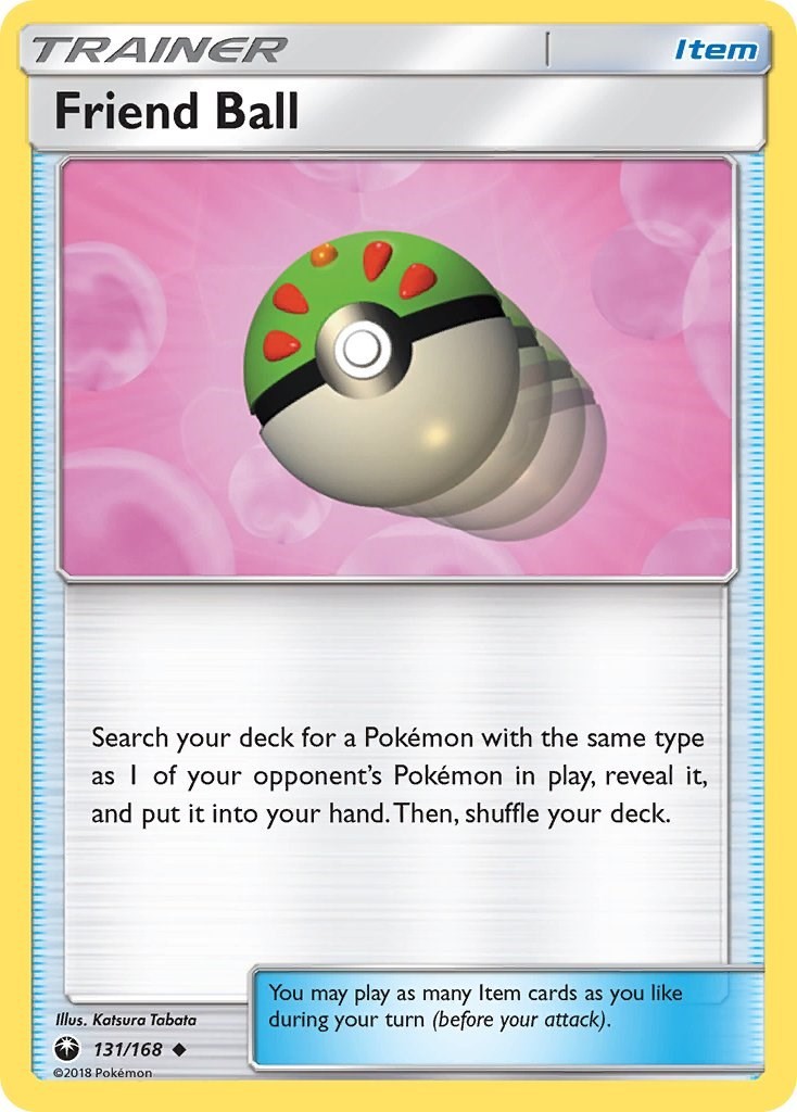 Friend Ball (131/168) Uncommon NM CES SM - Celestial Storm Pokemon TCG