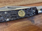 VINTAGE CAMILLUS (CCC-4) .257 ROBERTS CARTRIDGE BONE "BANANA TRAPPER" KNIFE- MIB — photo 4