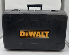 DEWALT DW4KIT-2 Hard Plastic Carrying Case Only – Black - Metal Clasps 23x17x9
