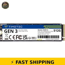 Timetec 512GB NVMe PCIe Gen3x4 SSD M.2 2280
