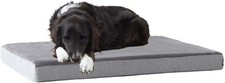 Memory Foam Platform Dog Bed Plush Mattress for Orthopedic Joint Relief Large