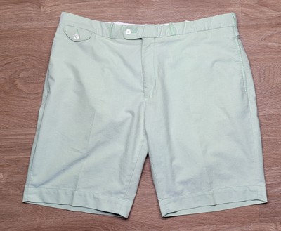 Polo Ralph Lauren Vintage Shorts Men's 40 green pointer logo adjustable waist