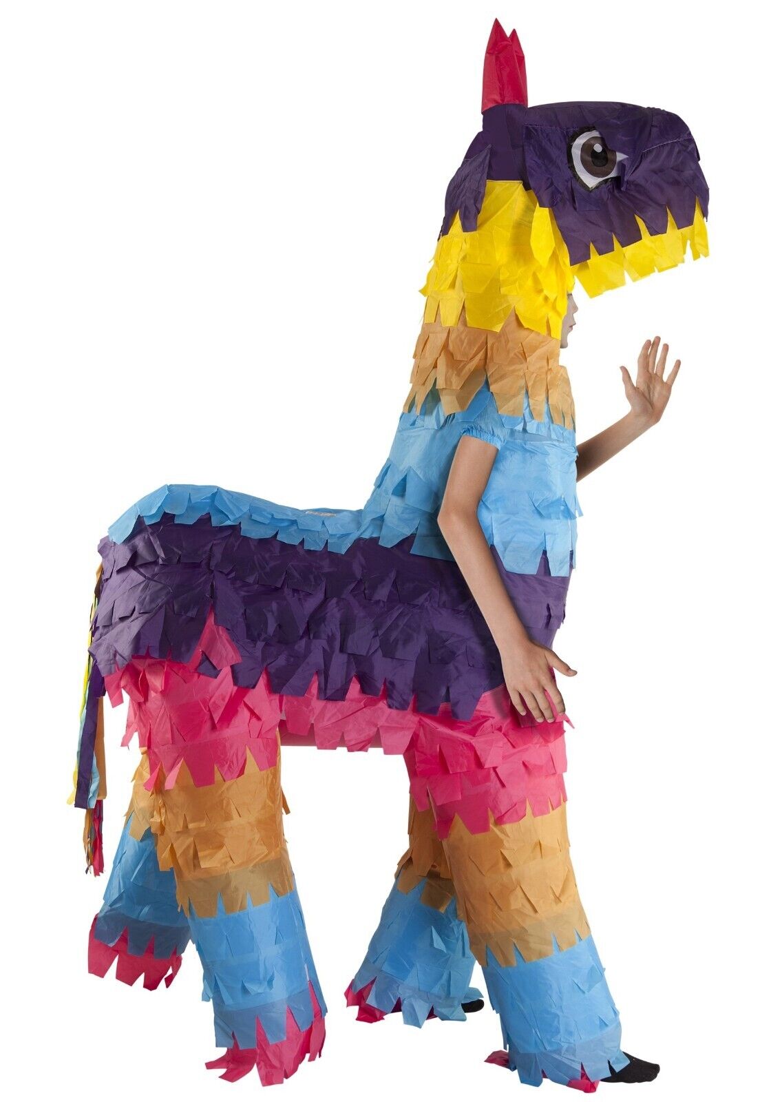 Kid's Inflatable Rainbow Llama Party Pinata Costume SIZE STANDARD (Used)