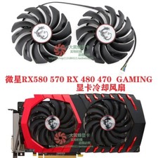 MSI RX580 570 RX480 470 GAMING graphics card cooling fan PLD10010S12HH