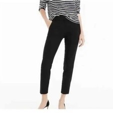 Banana Republic High Rise Trouser Ankle Pant Career Minimalist Black 12