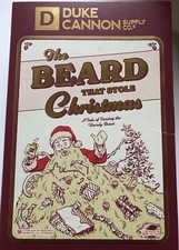 Duke Cannon Supply The Beard That Stole Christmas 3pc Gift Set Beard Wash Oil