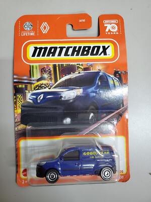 2023 Matchbox #83 Renault Kangoo DARK BLUE | GOODYEAR TIRE NOC